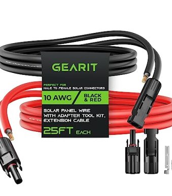 gearit 10awg solar extension cable