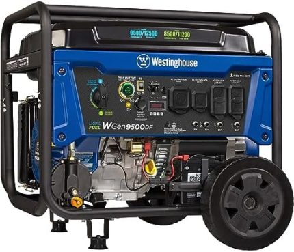 westinghouse 12500w dual fuel portable generator