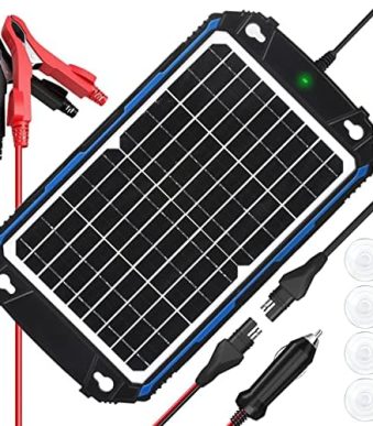12W 12V Solar Battery Charger with Intelligent MPPT Controller