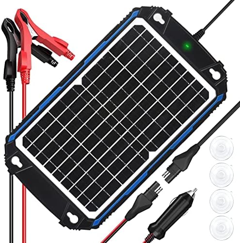 12w 12v solar battery charger with intelligent mppt controller