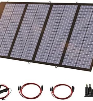 allpowers 140w portable solar panel charger for laptop and cellphone
