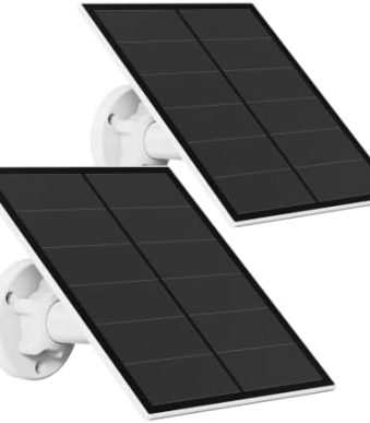 everexceed 2 pack 5w usb solar panels for rechargeable cameras
