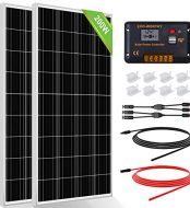 eco-worthy 200w solar panel kit with charge controller
