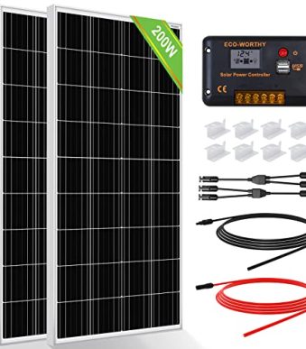 eco-worthy 200w solar panel kit with charge controller