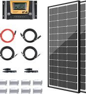 jjn 200w solar panel kit with charge controller for off-grid systems