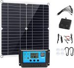 ‎bitinbi 200w solar panel kit with usb outputs and charge controller