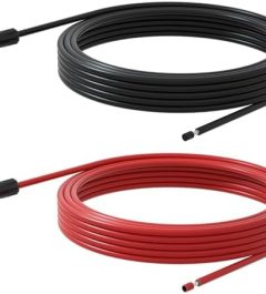 eco-worthy 20ft solar panel extension cable with connectors (red/black)