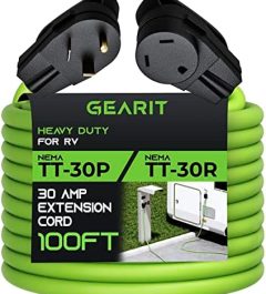 gearit 30-amp 100-foot rv and auto extension cord