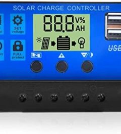 Diymore 30A Solar Charge Controller with LCD Display and USB
