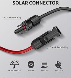 8.5ft solar connector cable for solar generator and panel