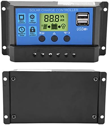 walfront yjss-20a solar charge controller with lcd display