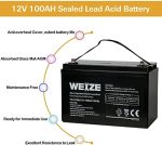 weize 12v 200w solar panel kit for off-grid power