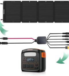 necespow 6-in-1 solar connector kit with 3.6 ft cable