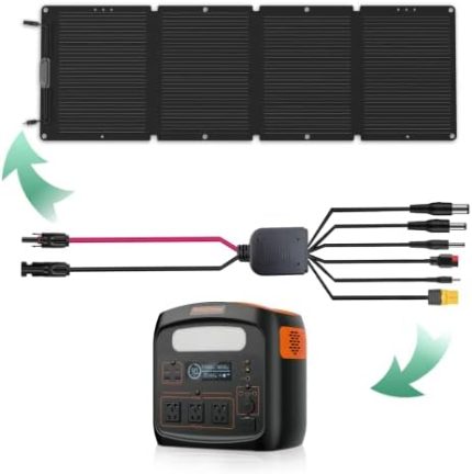 necespow 6-in-1 solar connector kit with 3.6 ft cable
