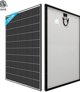 renogy 320w 24v monocrystalline solar panel kit for off-grid use