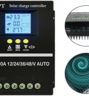 SOGTICPS 100A MPPT Solar Charge Controller for Multiple Voltages