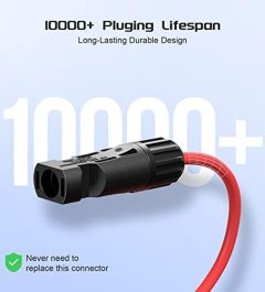 bateria power solar panel y-branch cable with 30a power connectors