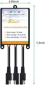 sunway 12v solar panel charge controller for safe battery protection