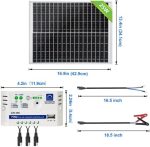 eco-worthy 25w 12v off-grid solar panel kit for car rv marine boat
