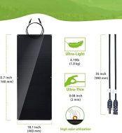 topsolar 100w bendable solar panel