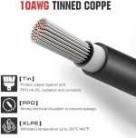 ECO-WORTHY 10AWG 10FT Solar Extension Cable Set