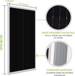 weize 12v 200w solar panel kit for off-grid power