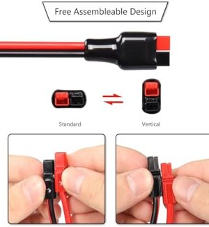 CERRXIAN XT60 Male to Solar Panel Adapter Cable
