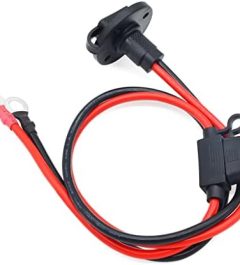 Nuofany 10AWG SAE Power Extension Cable with 5 Fuses