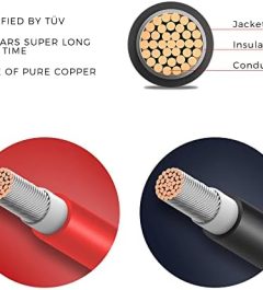 jjn 10awg 20ft solar extension cables for solar system