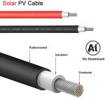 beayfily 10awg solar extension cable (5 ft) with weatherproof connector
