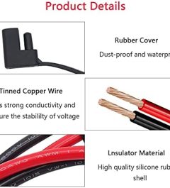 20ft 12awg sae to sae extension cable for solar panel