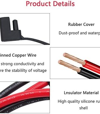 20ft 12awg sae to sae extension cable for solar panel