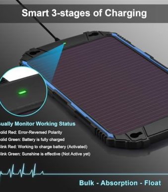 portable solar panel kit for deep cycle marine/rv use