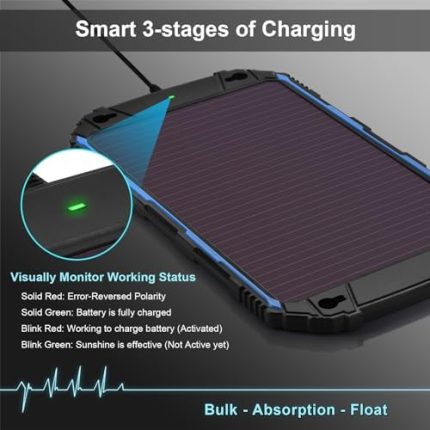 portable solar panel kit for deep cycle marine/rv use