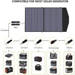 allpowers portable 100w solar panel kit for outdoor power needs