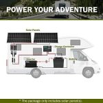 HQST High-efficiency 100W solar panels for RVs and off-grid use