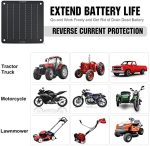 portable waterproof 3.5w 12v solar panel car battery charger