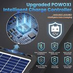 POWOXI Waterproof 7.5W Solar Panel Charger for Cars and Boats