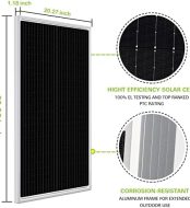 weize 200w 12v solar panel starter kit with 30a pwm charge controller