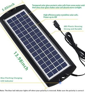 sunway portable solar car battery charger for various vehicles