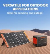 jackery solarsaga 100w portable solar panel for power stations