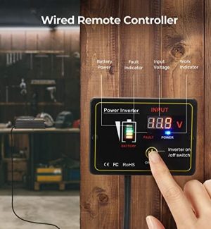 bougerv 1000w pure sine wave inverter for off-grid solar power