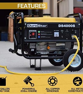 DuroStar DS4000S: Portable Generator in Yellow/Black