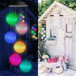 toodour color changing solar wind chime for outdoor decoration and gifting