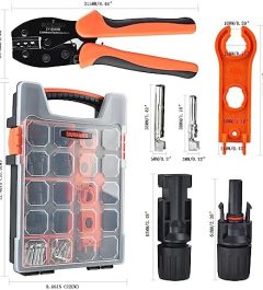 swanamb essential solar installation tools with solar crimper and connectors