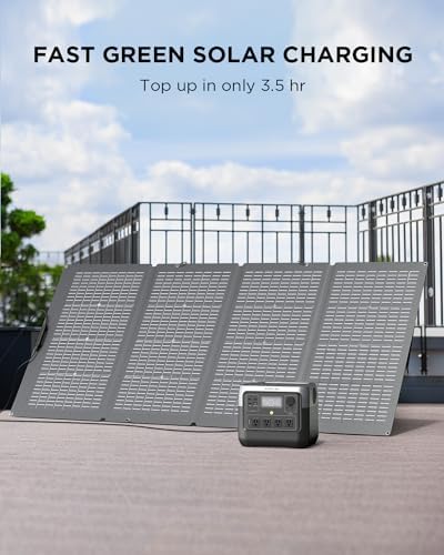 ef ecoflow portable solar generator with lifepo4 battery