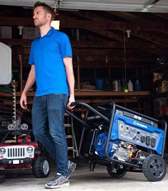 westinghouse 9500 peak watt portable generator with remote start