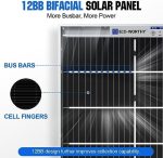 eco-worthy high-efficiency 195w solar panel for off-grid applications