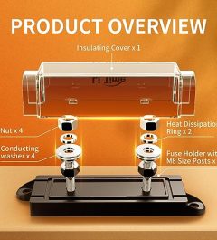 litime 400a anl inline fuse holder kit for car audio