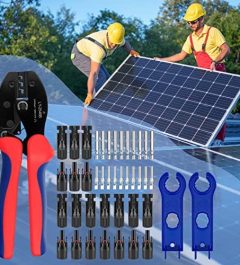 makerfire solar crimper tool kit for installing solar panel cables